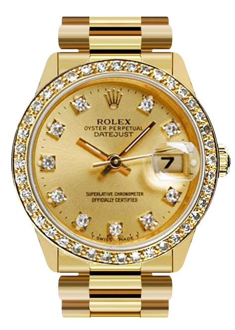 rolex gold watches for women